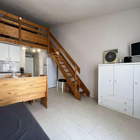 Pavillon A Gruissan, 25m², 4 Pers., Piscine, Parking, Proche - Fr-1-229-115 * Gruissan
